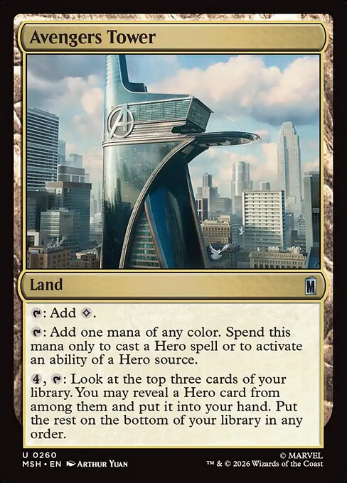 Avengers Tower (260) (Foil) - Marvel Super Heroes - Game On