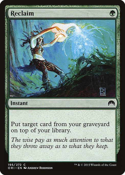 Reclaim (195) (Foil) - Magic Origins - Game On