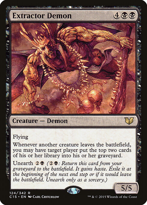 Extractor Demon (124) - Commander 2015 - Game On