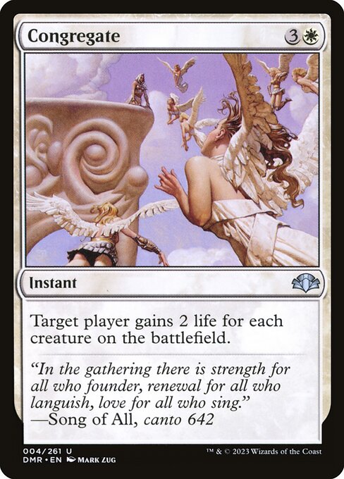 Congregate (4) - Dominaria Remastered - Game On