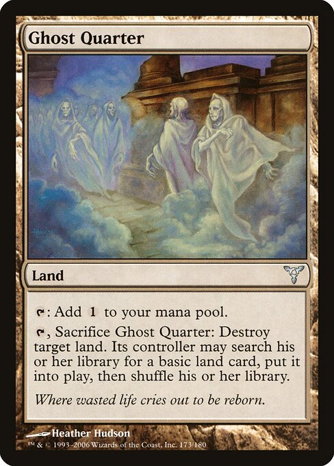Ghost Quarter (173) (Foil) - Dissension - Game On