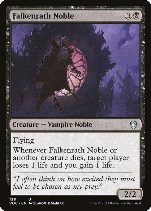 Falkenrath Noble (128) - Crimson Vow Commander - Game On