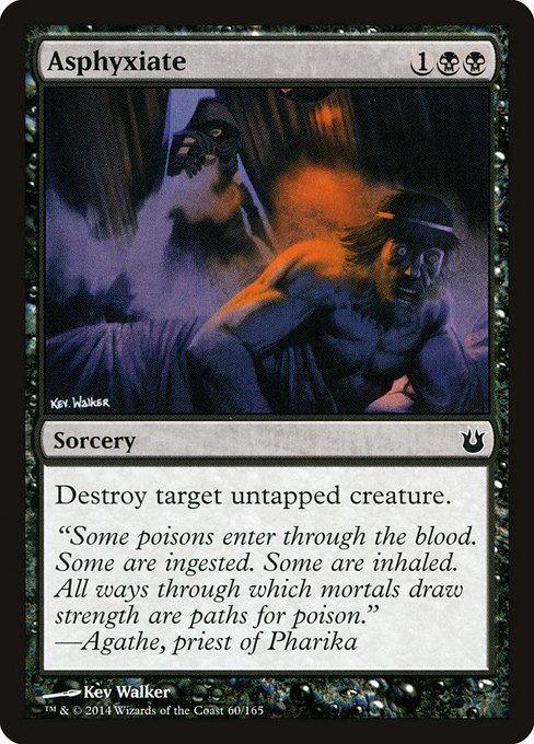 Asphyxiate (60) (Foil) - Born of the Gods - Game On