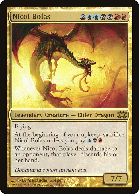 Nicol Bolas (10) (Foil) - From the Vault: Dragons - Game On
