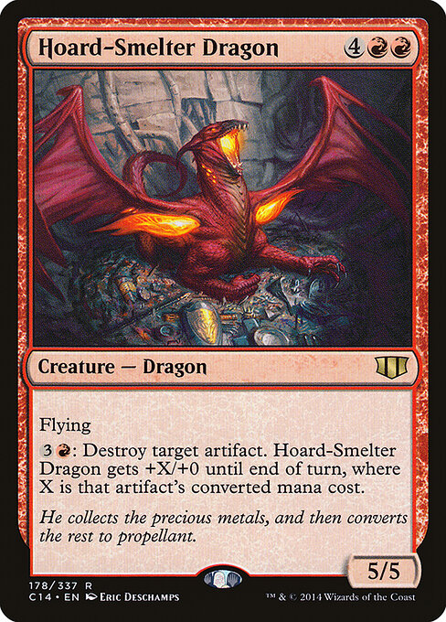 Hoard-Smelter Dragon (178) - Commander 2014 - Game On