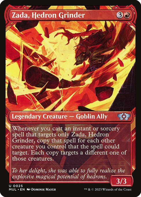Zada, Hedron Grinder (25) - SHOWCASE - FULL ART - Multiverse Legends - Game On