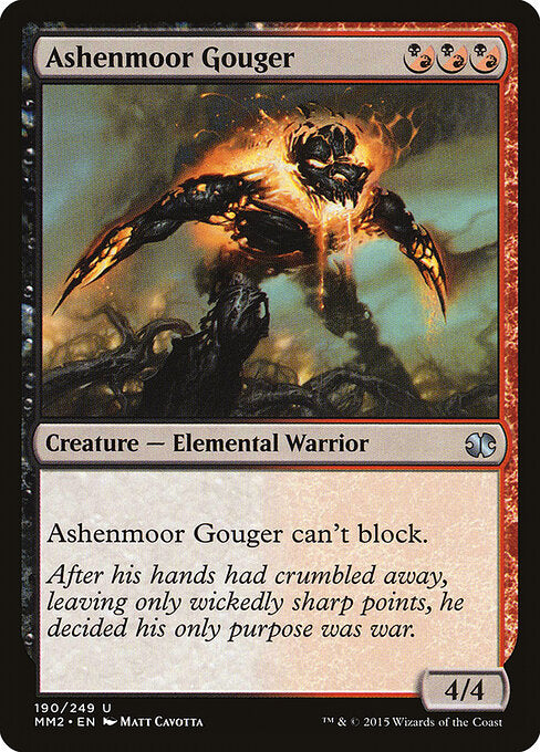 Ashenmoor Gouger (190) (Foil) - Modern Masters 2015 - Game On