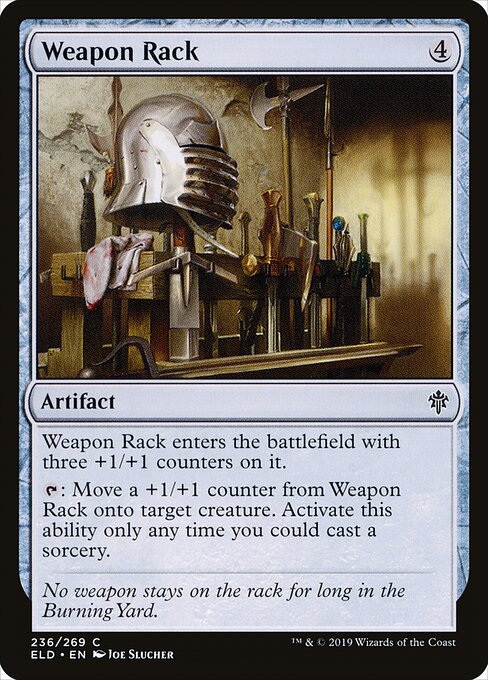 Weapon Rack (236) (Foil) - Throne of Eldraine - Game On