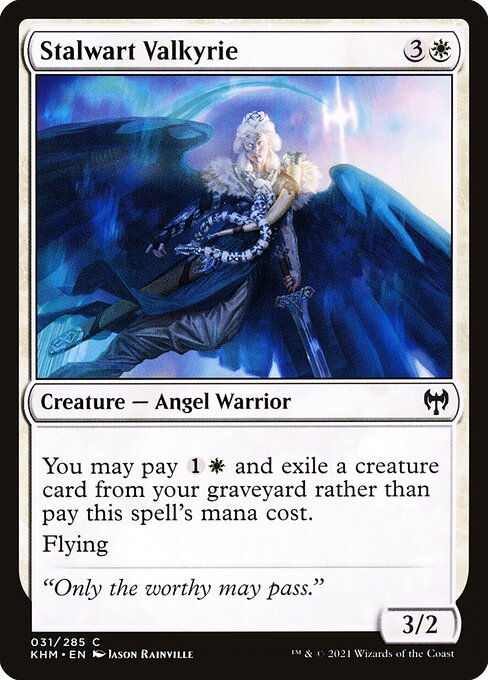 Stalwart Valkyrie (31) (Foil) - Kaldheim - Game On