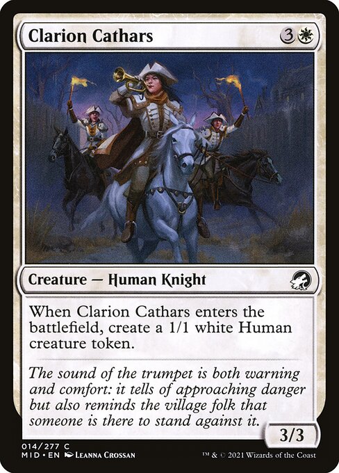 Clarion Cathars (14) - Innistrad: Midnight Hunt - Game On