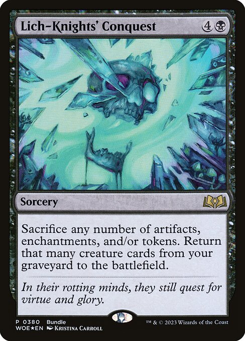 Lich-Knights' Conquest (380) (Foil) - Wilds of Eldraine - Game On