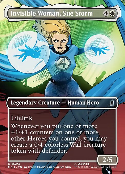Invisible Woman, Sue Storm (323) - Marvel Super Heroes - Game On