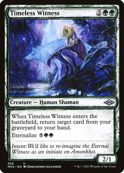 Timeless Witness (358) - SHOWCASE (Foil) - Modern Horizons 2 - Game On