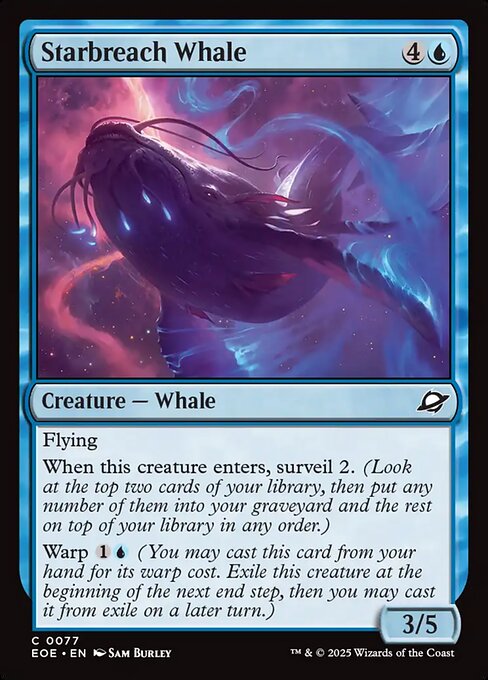 Starbreach Whale (77) - Edge of Eternities - Game On