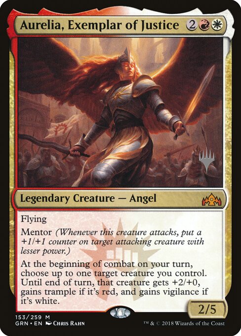 Aurelia, Exemplar of Justice (153p) - Guilds of Ravnica Promos - Game On