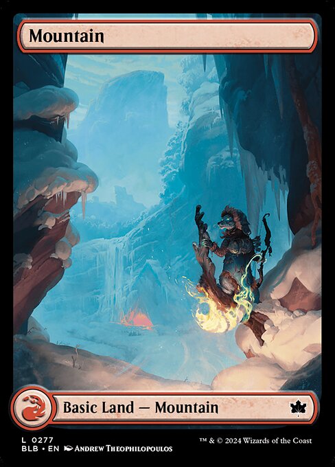 Mountain (277) - FULL ART - Bloomburrow - Game On