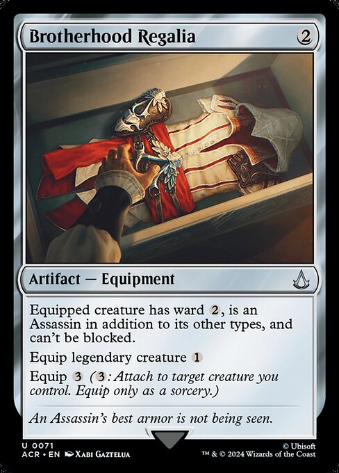 Brotherhood Regalia (71) (Foil) - Assassin's Creed - Game On