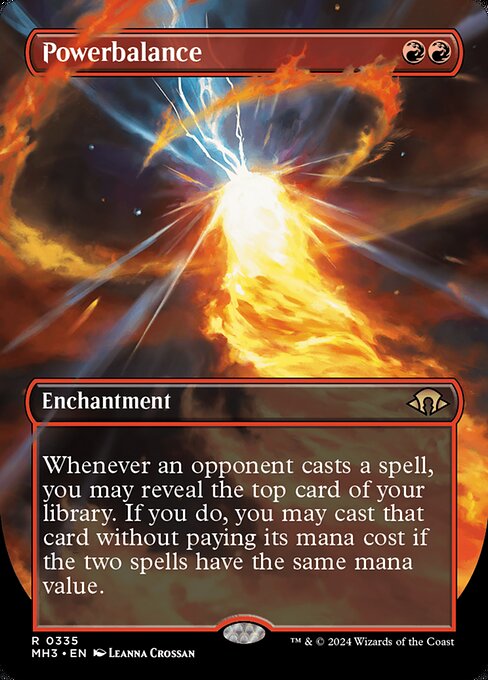 Powerbalance (335) - BORDERLESS - FULL ART (Foil) - Modern Horizons 3 - Game On
