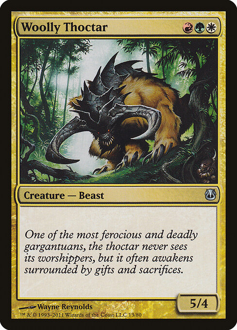 Woolly Thoctar (13) - Duel Decks: Ajani vs. Nicol Bolas - Game On