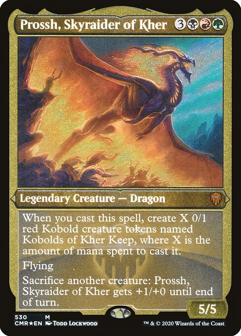 Prossh, Skyraider of Kher (530) (Etched) - Commander Legends - Game On
