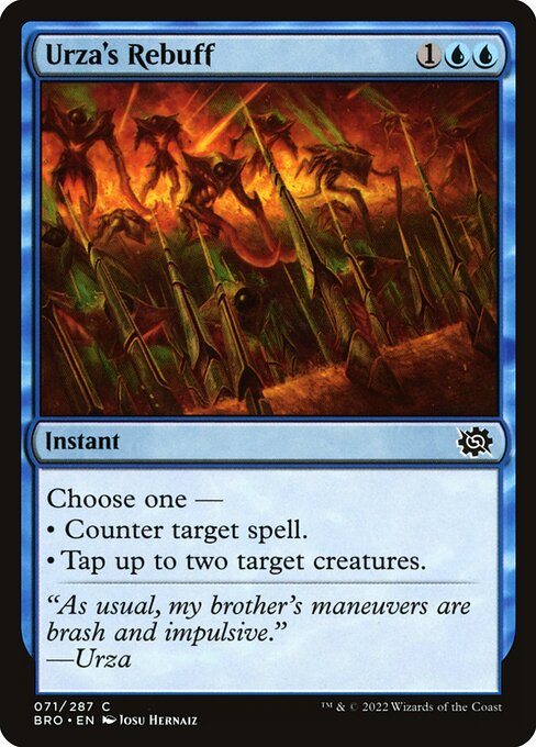 Urza's Rebuff (71) (Foil) - The Brothers' War - Game On