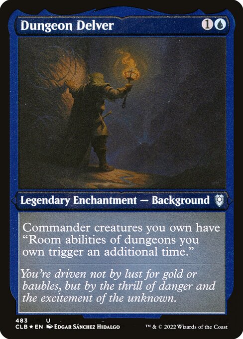 Dungeon Delver (483) (Etched) - Commander Legends: Battle for Baldur's Gate - Game On