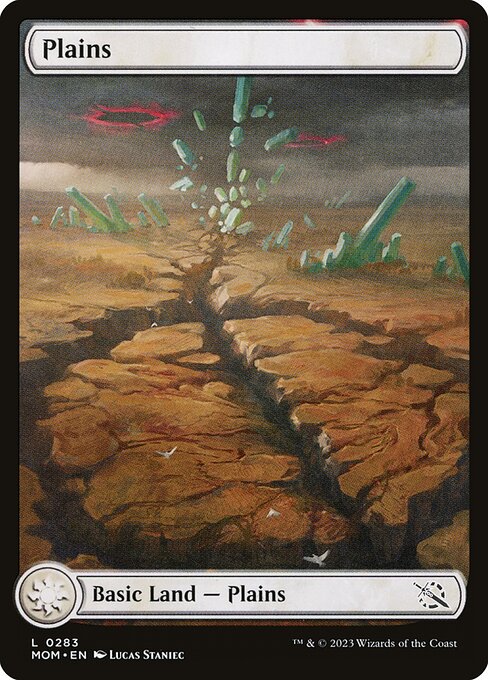 Plains (283) - FULL ART (Foil) - March of the Machine - Game On