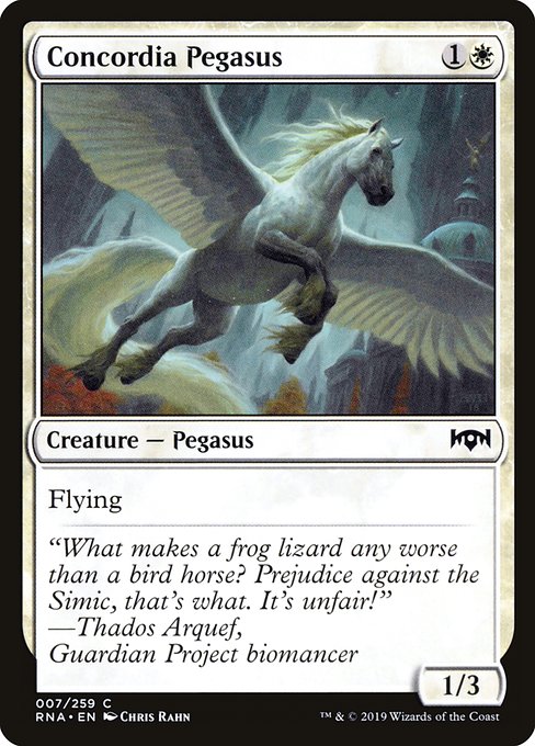 Concordia Pegasus (7) (Foil) - Ravnica Allegiance - Game On
