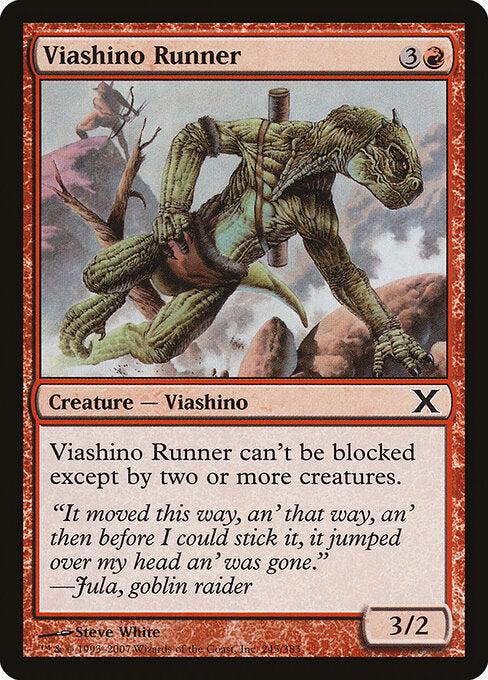 Viashino Runner (245) (Foil) - Tenth Edition - Game On