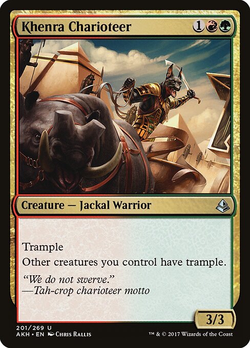 Khenra Charioteer (201) (Foil) - Amonkhet - Game On