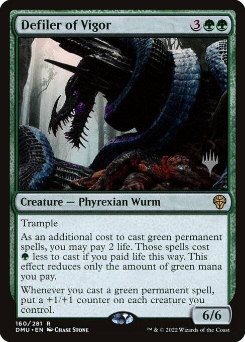 Defiler of Vigor (160p) - Dominaria United Promos - Game On