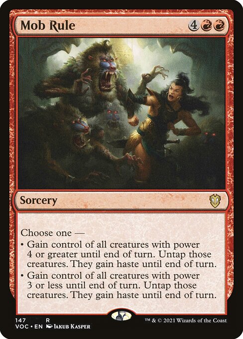 Mob Rule (147) - Crimson Vow Commander - Game On