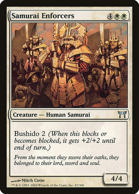 Samurai Enforcers (42) - Champions of Kamigawa - Game On