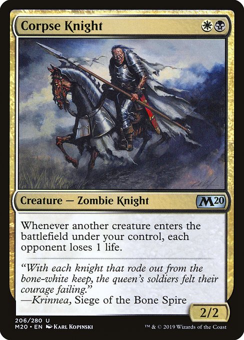 Corpse Knight (206) - Core Set 2020 - Game On
