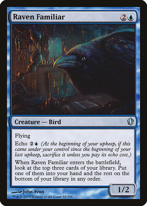 Raven Familiar (55) - Commander 2013 - Game On