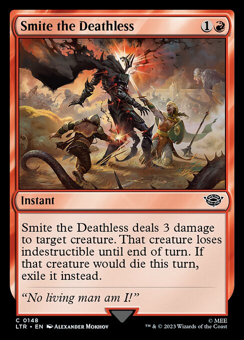 Smite the Deathless (148) (Foil) - The Lord of the Rings: Tales of Middle-earth - Game On