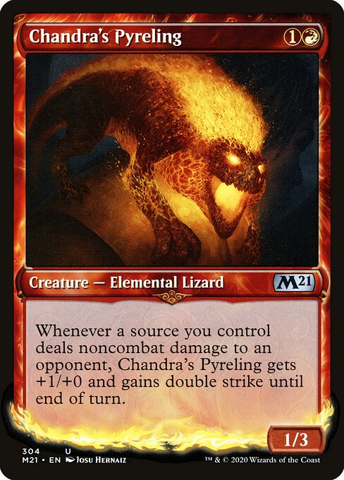 Chandra's Pyreling (304) - SHOWCASE - Core Set 2021 - Game On