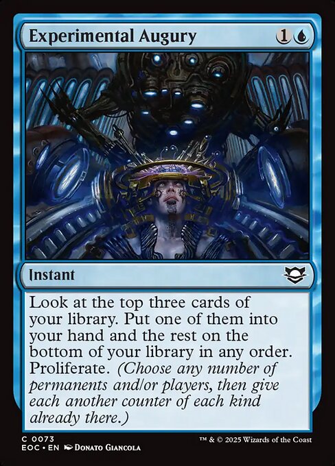 Experimental Augury (73) - Edge of Eternities Commander - Game On