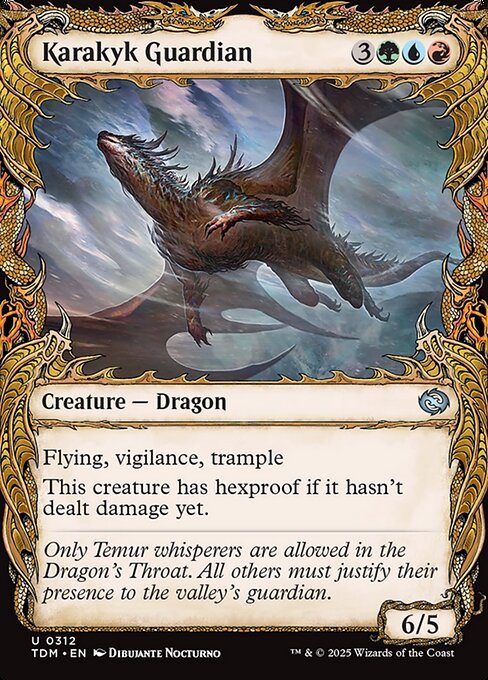 Karakyk Guardian (312) - SHOWCASE (Foil) - Tarkir: Dragonstorm - Game On