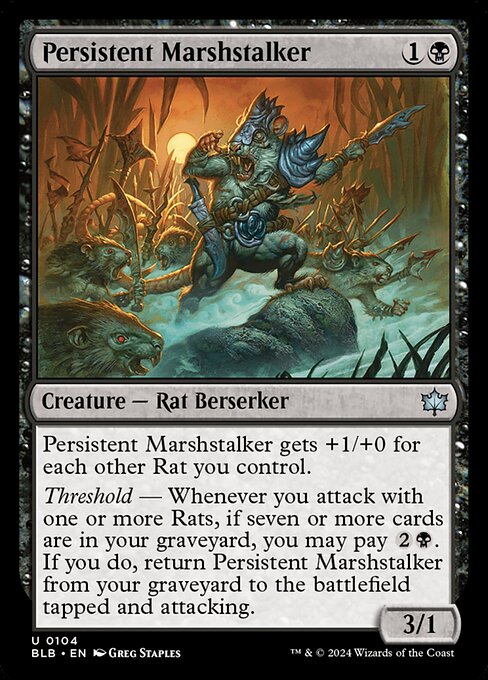 Persistent Marshstalker (104) - Bloomburrow - Game On