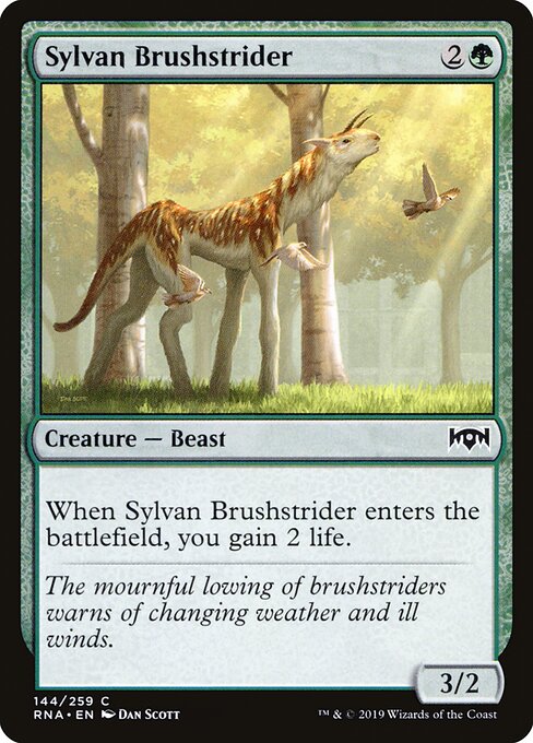 Sylvan Brushstrider (144) (Foil) - Ravnica Allegiance - Game On