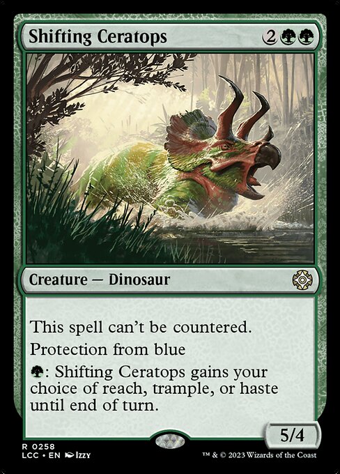 Shifting Ceratops (258) - The Lost Caverns of Ixalan Commander - Game On