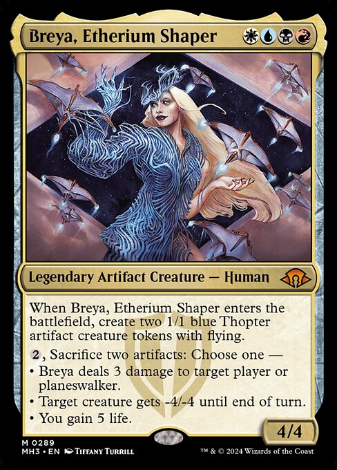 Breya, Etherium Shaper (289) (Foil) - Modern Horizons 3 - Game On