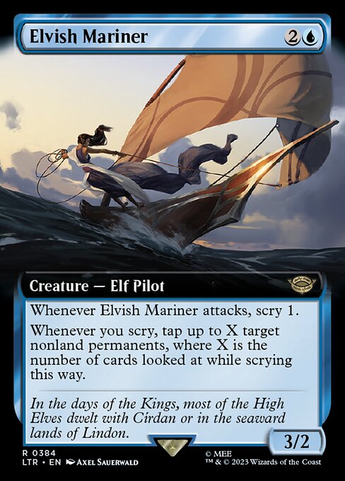 Elvish Mariner (384) - EXTENDED ART - The Lord of the Rings: Tales of Middle-earth - Game On
