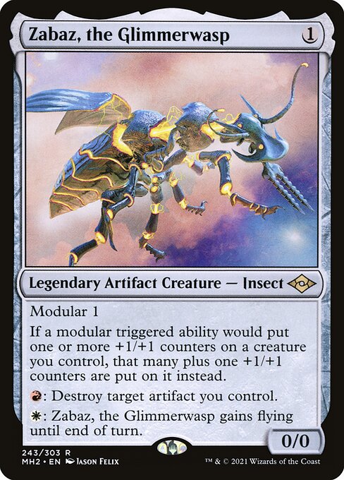 Zabaz, the Glimmerwasp (243) - Modern Horizons 2 - Game On
