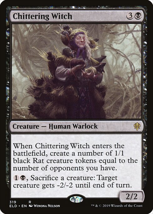 Chittering Witch (319) - Throne of Eldraine - Game On