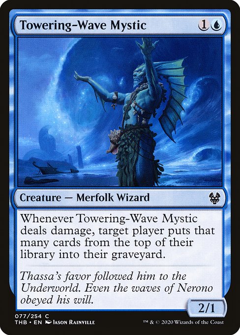 Towering-Wave Mystic (77) (Foil) - Theros Beyond Death - Game On