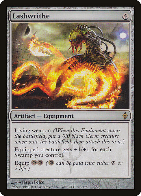 Lashwrithe (143) (Foil) - New Phyrexia - Game On
