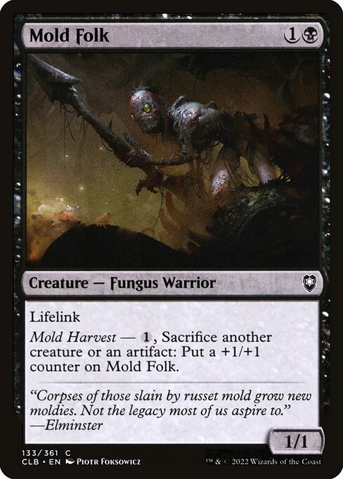 Mold Folk (133) (Foil) - Commander Legends: Battle for Baldur's Gate - Game On