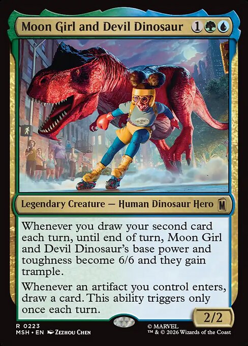 Moon Girl and Devil Dinosaur (223) (Foil) - Marvel Super Heroes - Game On